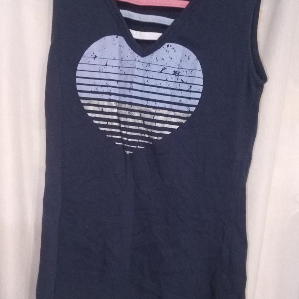 No Boundaries navy blue tank top